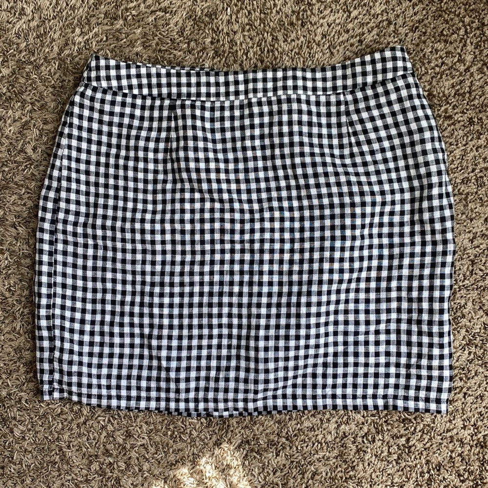 Checkered skirt